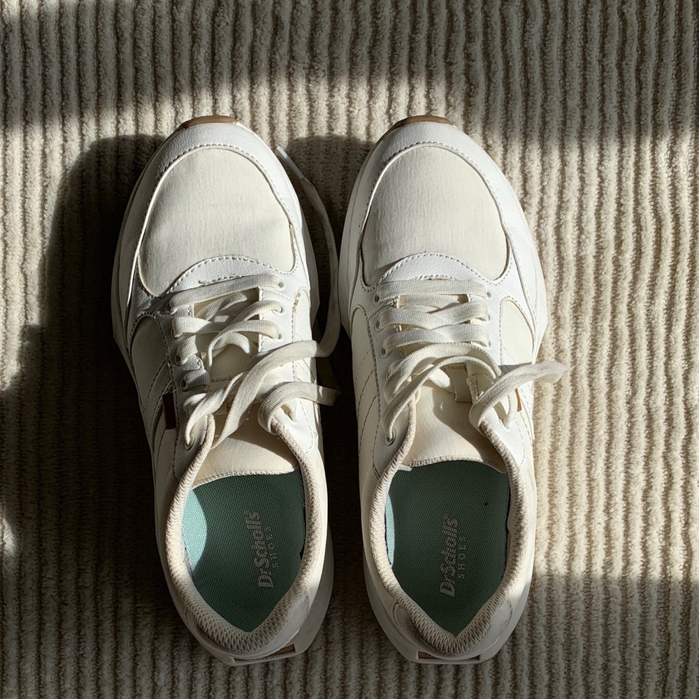 Dr. Scholl's Cream White Sneakers